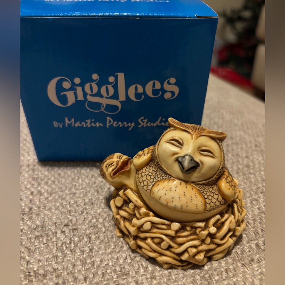 Harmony Kingdom Gigglees Barny’s Baby Owl